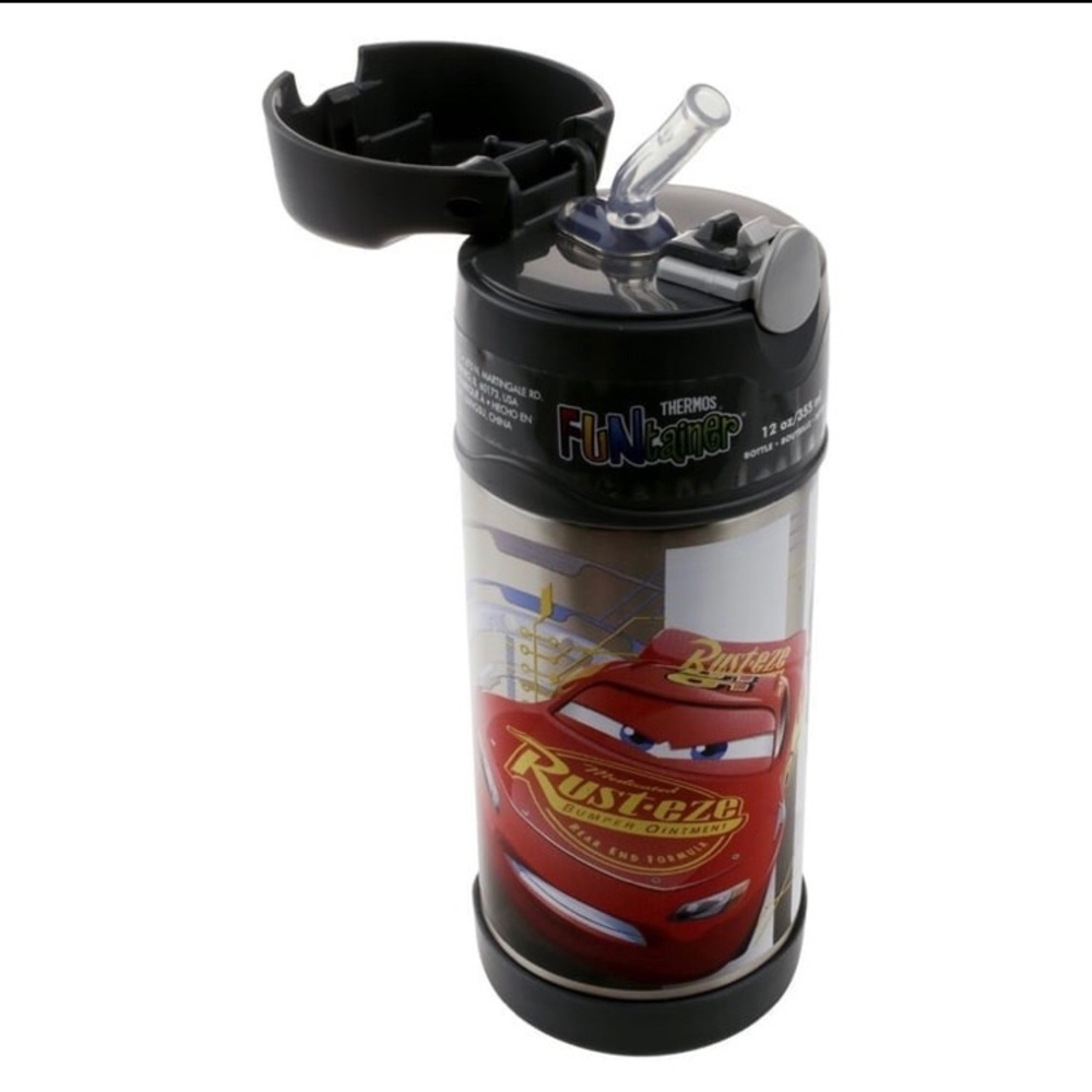 RARE Disney Cars Funtainer  thermos cup